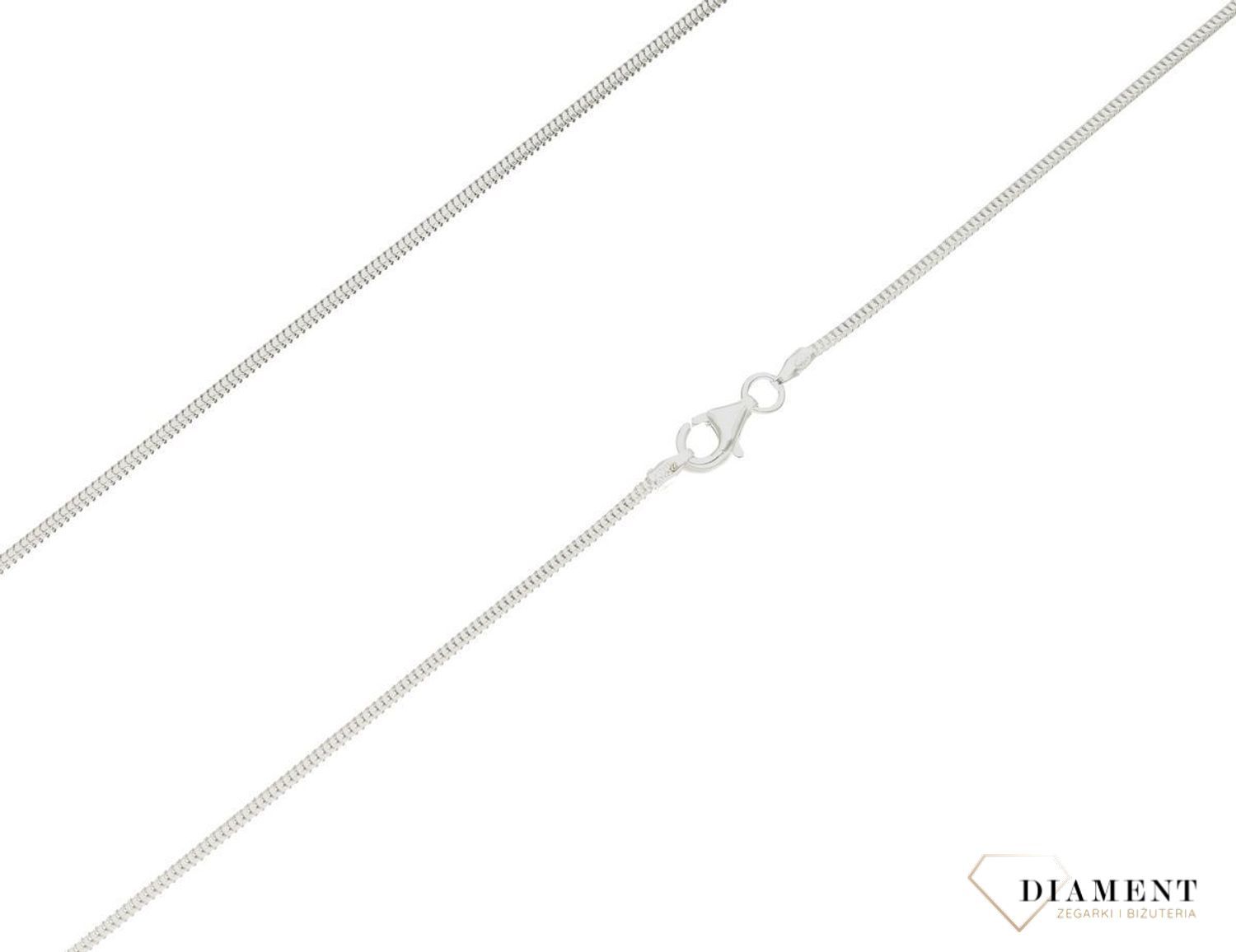 Srebrny łańcuszek 925 lineczka 1,6 mm DIA-LAN-2090-160-925 1,6mm. Srebrny łańcuszek najwyższej próby srebra 925. Łańcuszek srebrny o splocie linki idealny na prezent. Łańcuszek srebrny damski o wadze 4,50 gram i szerokości 1,6 mm (1).jpg